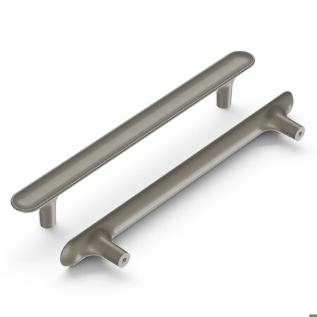 Hickory Hardware Maven Collection Pull 6-5/16 Inch 160mm Center to Center Satin Nickel Finish H078781SN